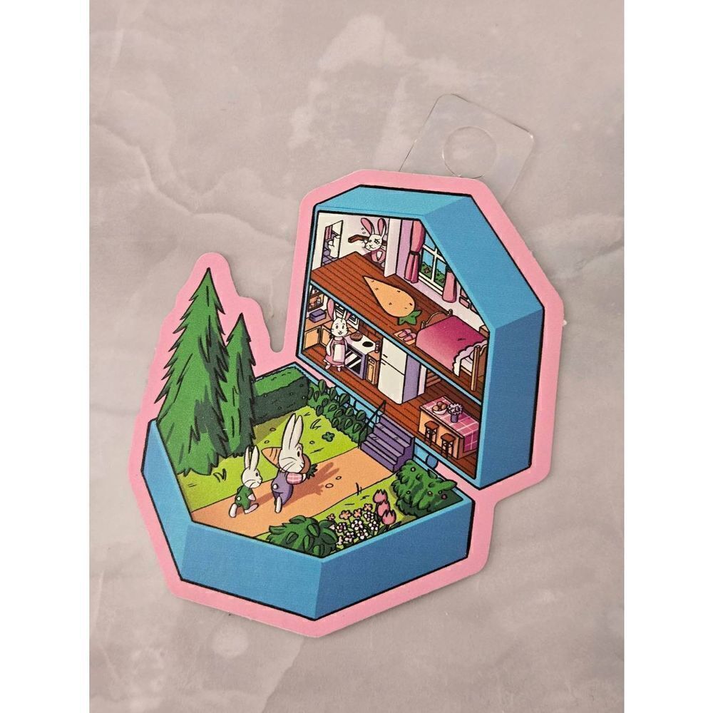 XNLC Bunny Habitat Sticker